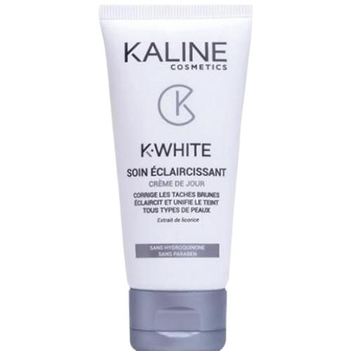 Celvess Cosmetic KALINE K-white Soin Éclaircissant Crème de Nuit in 50ml, night skincare cream for brightening skin.