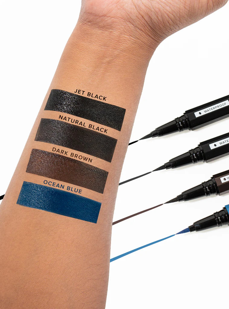 Absolute New York PRO INK Pen liquid eyeliner in black, with a sleek pen design, for precise eye lining and bold looks.