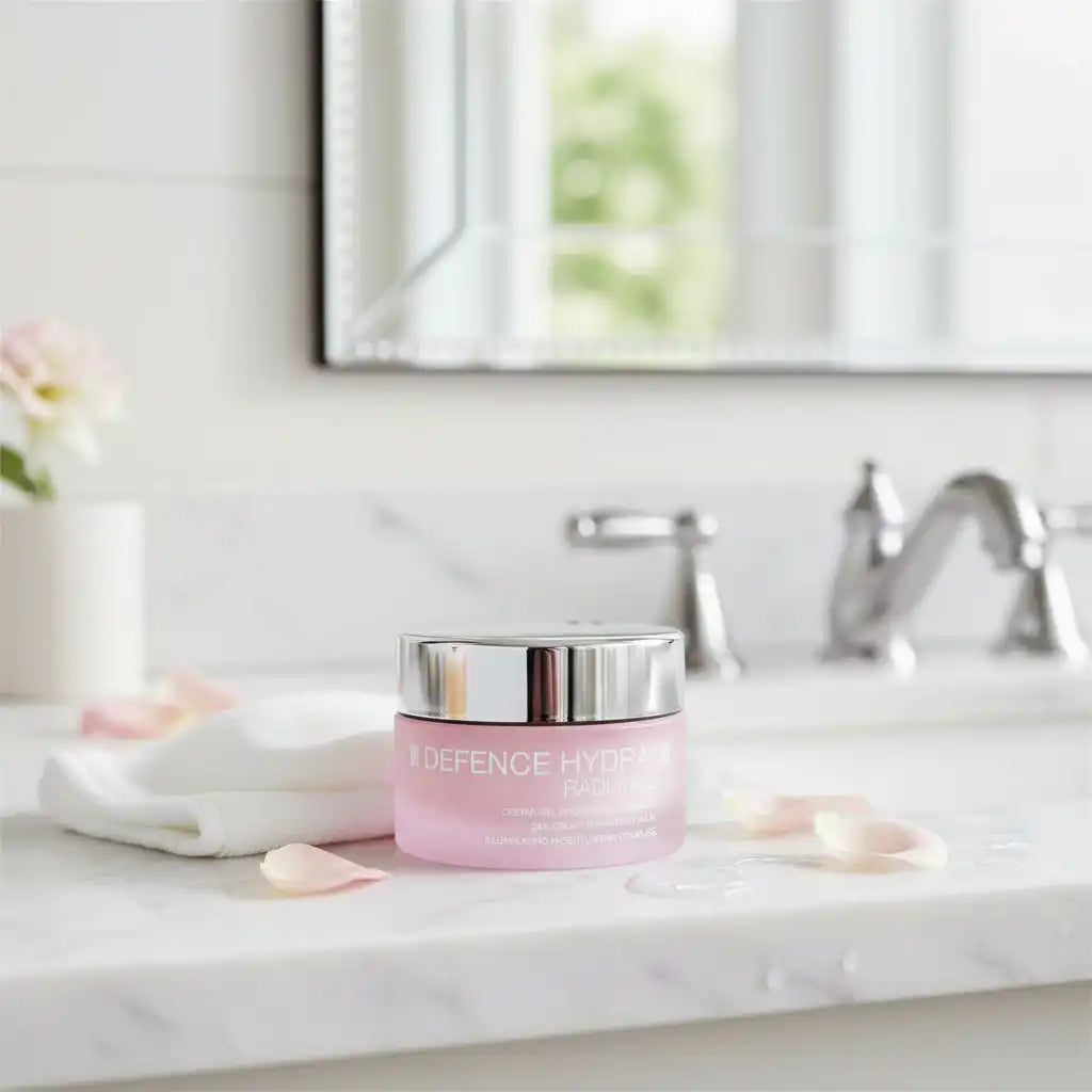 BIONIKE Defence HydrActive gel cream in 50ml jar, lightweight face moisturizer with hydrating formula from Celvess Cosmetic.