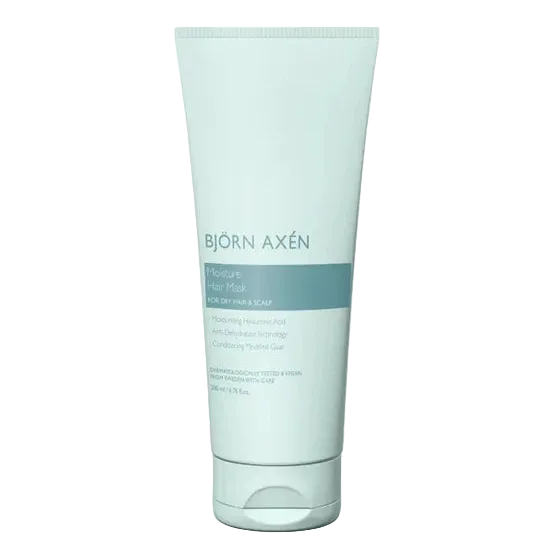 Celvess Cosmetic Bjorn Axen hydrating hair mask in a 200ml jar, smooth texture, ideal for nourishing and moisturizing hair.