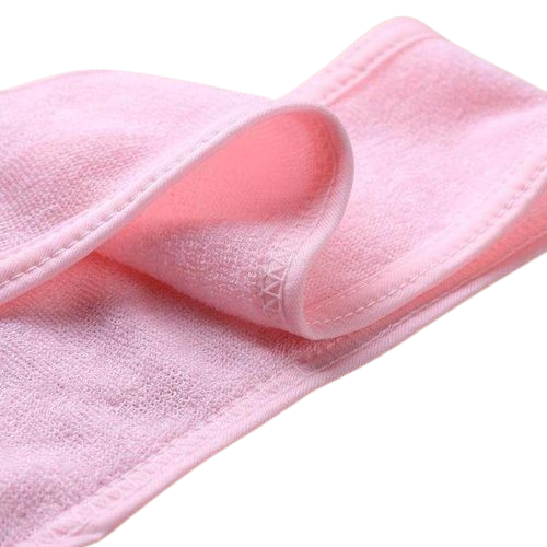 Adjustable makeup turban headband from Celvess Cosmetic, featuring a stylish and comfortable hair accessory for makeup and hair styling.