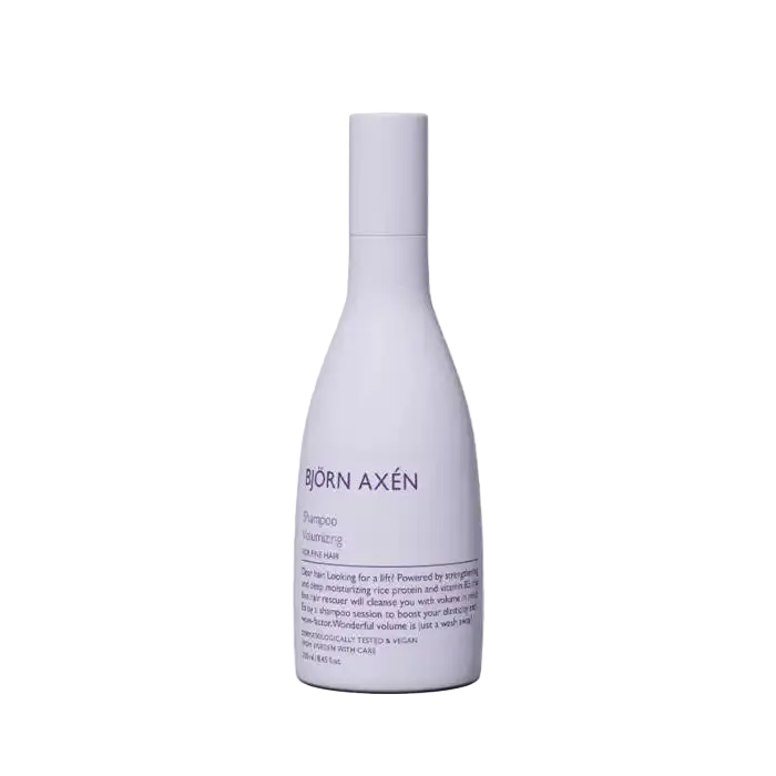 Celvess Cosmetic Bjorn Axen volumizing shampoo bottle, anti-hair loss shampoo for thicker hair, 250ml.