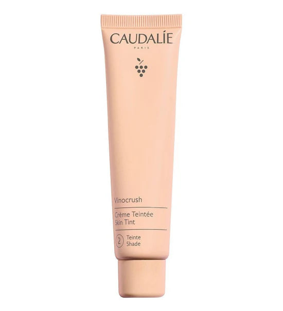 Caudalie Vinocrush CC Crème Teintée by Celvess Cosmetic, tinted face foundation with a smooth, even finish and natural glow.