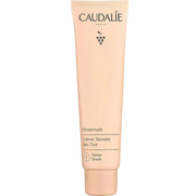 Caudalie Vinocrush CC Crème Teintée, a tinted foundation by Celvess Cosmetic, showing smooth, natural skin tone coverage.