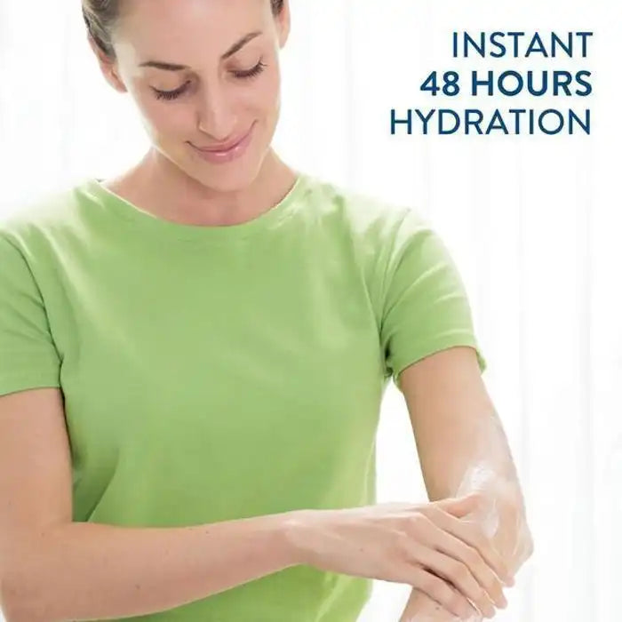 CETAPHIL moisturizing lotion for dry, normal, and sensitive skin in a 500ml bottle, designed for nourishing body skin care.