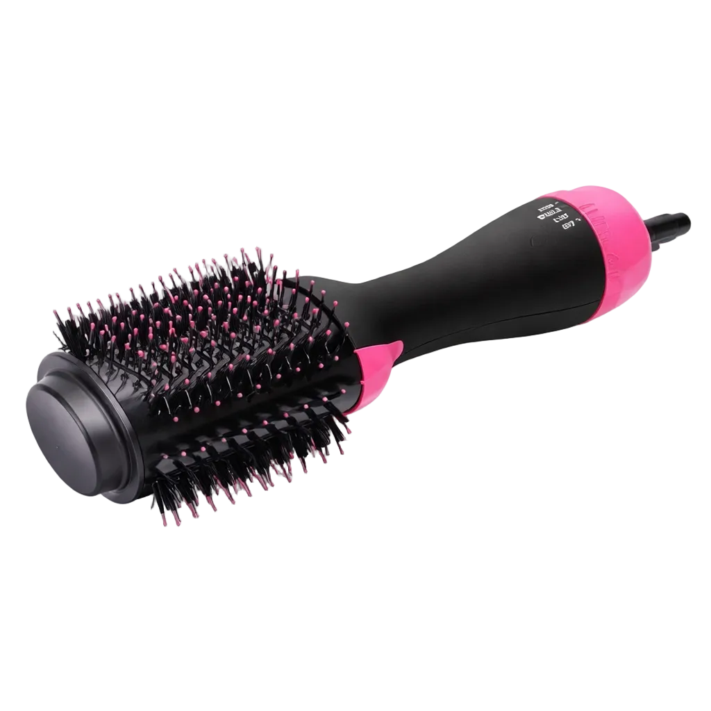Celvess Cosmetic One Step 1200W blow-drying brush for fast drying, smoothing, and volumizing hair, showcasing its sleek design and bristles.