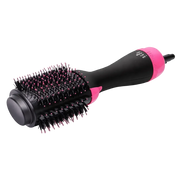 Celvess Cosmetic One Step 1200W blow-drying brush for fast drying, smoothing, and volumizing hair, showcasing its sleek design and bristles.