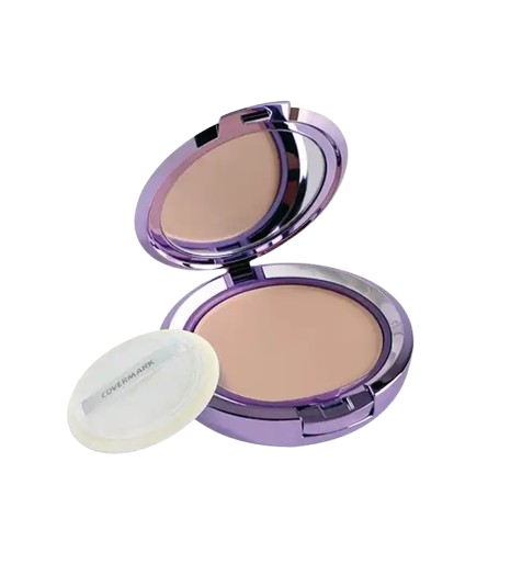 Celvess Cosmetic Covermark luminous compact powder in 10g, pressed face powder with a smooth, radiant finish.