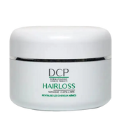 Celvess Cosmetic DCP Hairloss Masque Capillaire Revitalisant 200ml in a white jar with a blue lid, designed for hair revitalization.