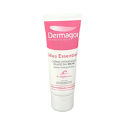 Celvess Cosmetic DERMAGOR Mes Essentiels 24h Riche Hydrating Cream in 40ml jar showing smooth cream texture.