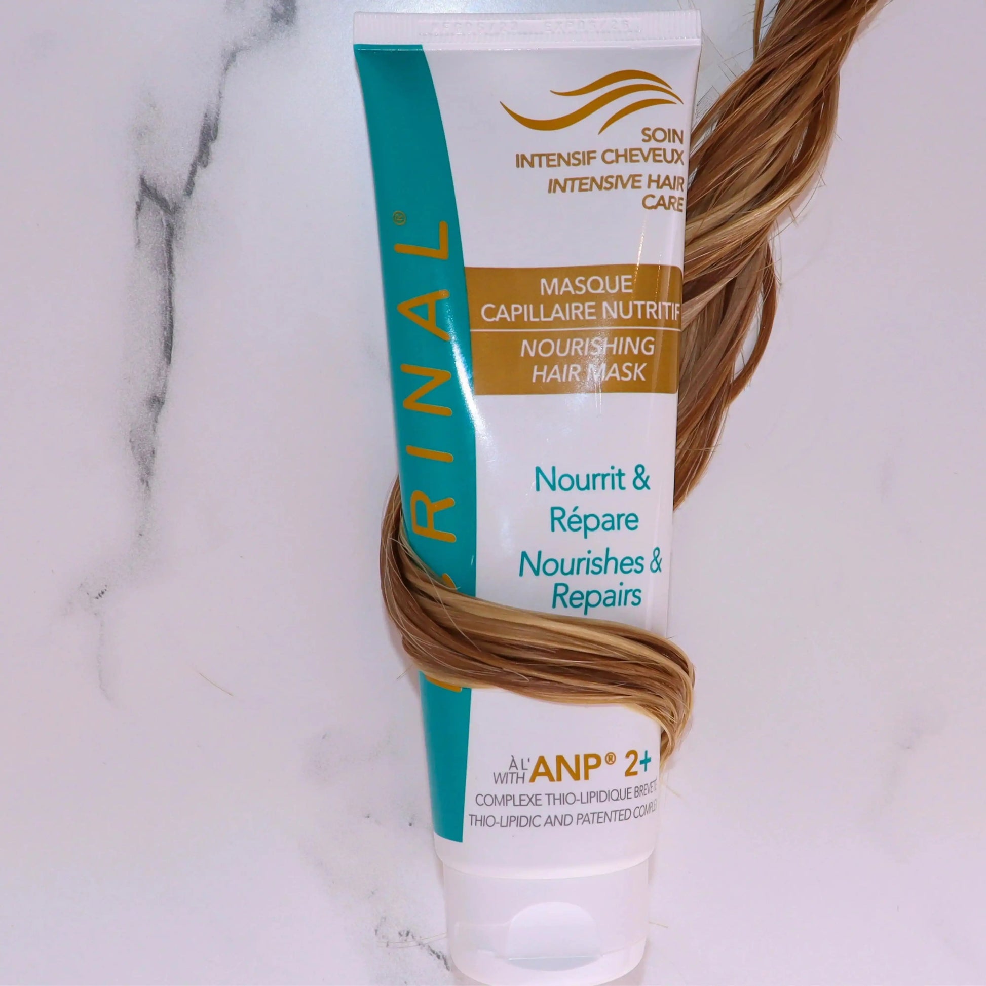 ECRINAL Celvess Cosmetic nourishing hair mask in 125ml jar, designed for deep conditioning and hair nourishment.