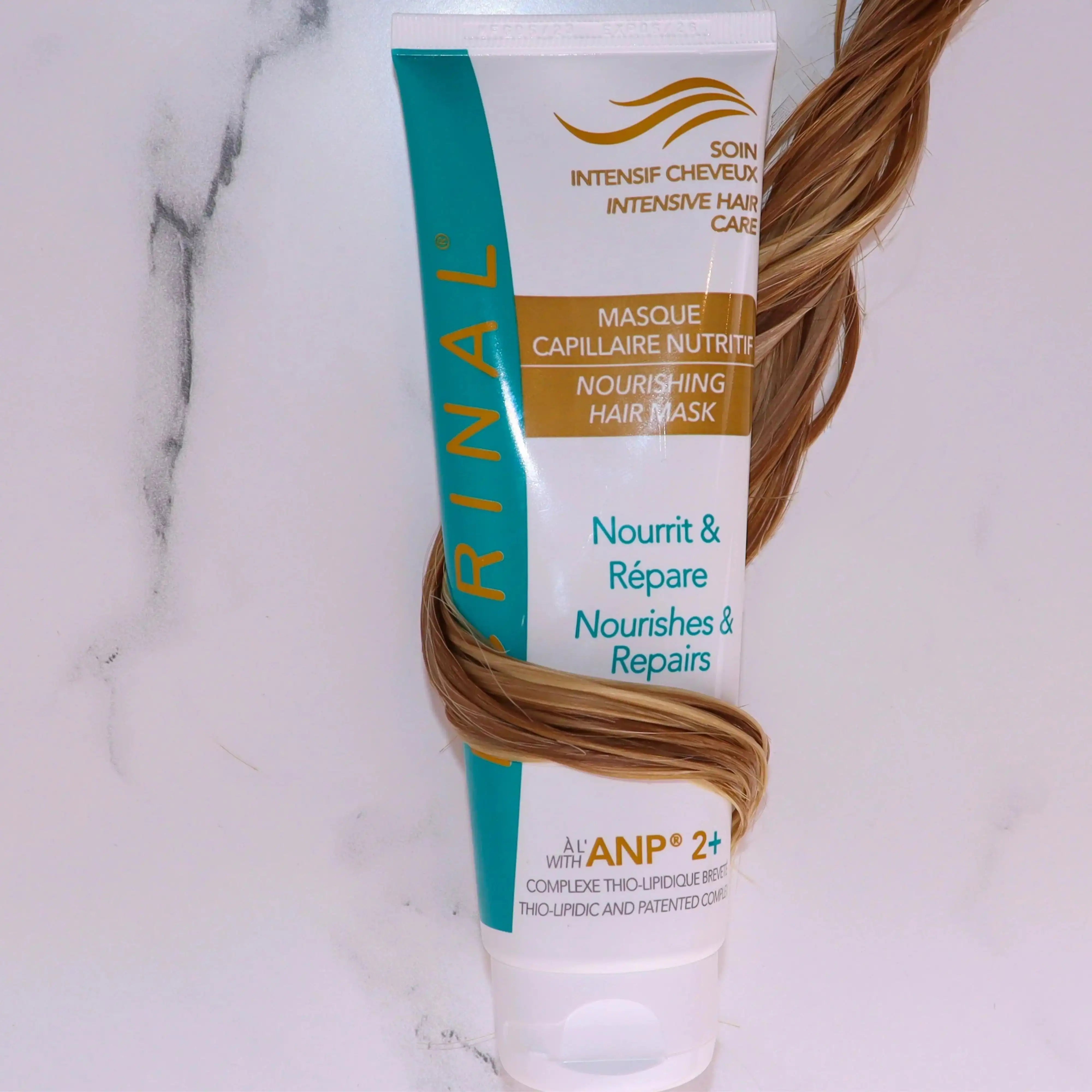 ECRINAL Celvess Cosmetic nourishing hair mask in 125ml jar, designed for deep conditioning and hair nourishment.