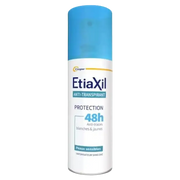 ETIAXIL anti-transpirant spray deodorant for sensitive skin, providing 48-hour protection against white and yellow marks, 100ml.
