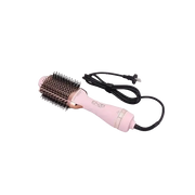 Celvess Cosmetic Enzo electric rotating blow-dry brush for fast styling, shown in a close-up image with bristles and ergonomic handle.