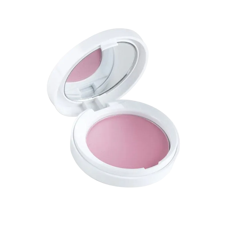 Celvess Cosmetic eye care product with a 2.5g cyclamen-colored blush (fard à joues) in a compact case.