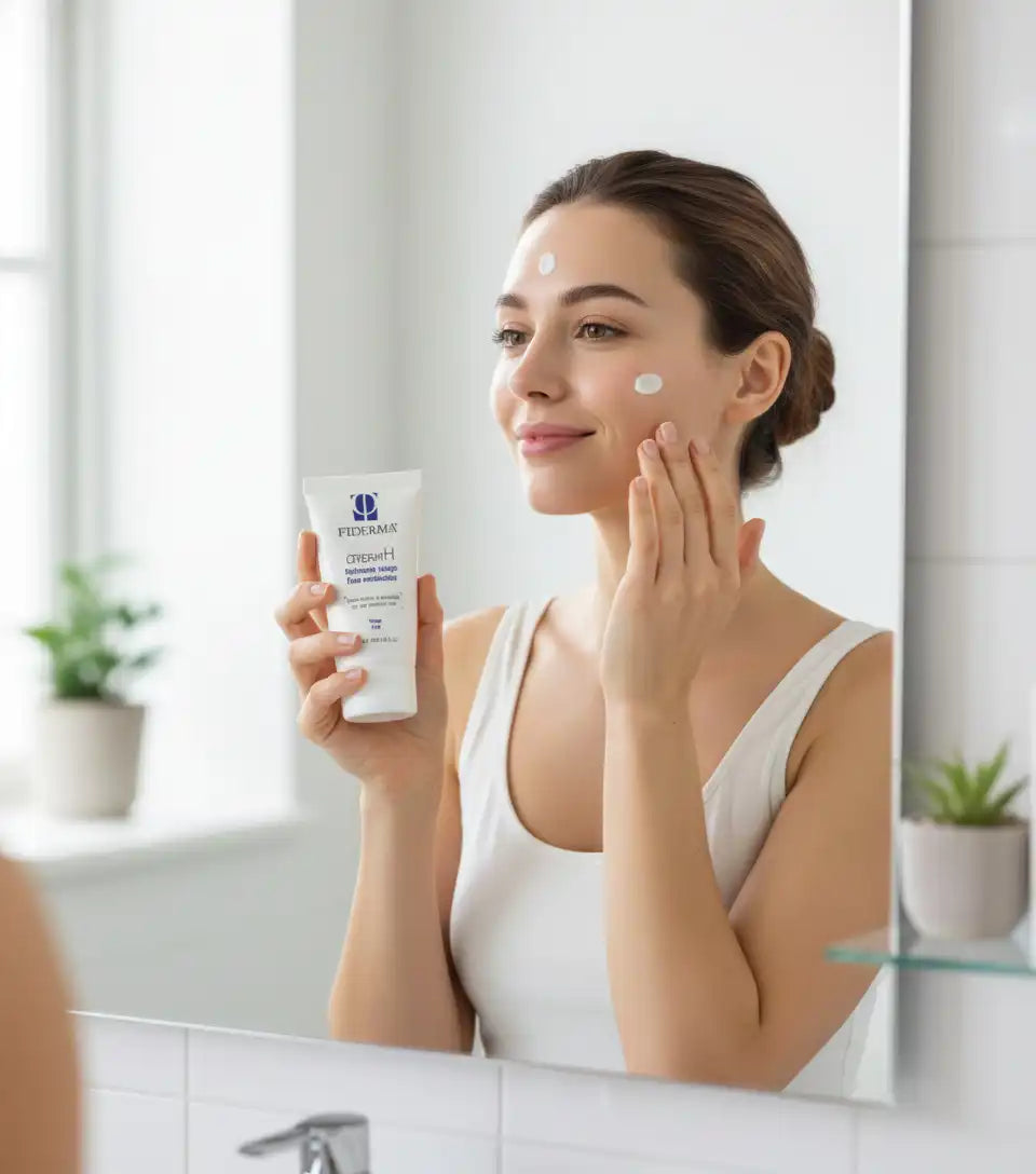 Celvess Cosmetic FIDERMA Hydrafid face hydrating cream in a 50ml jar, suitable for daily skincare and hydration.