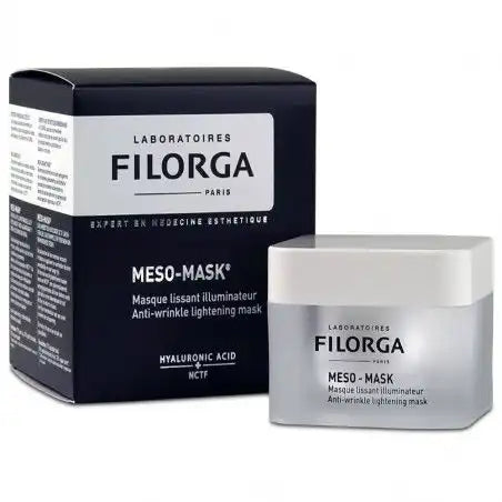 Filorga Meso-Mask Masque Lissant in 50ml jar, a smoothing skincare mask by Celvess Cosmetic with a sleek container.
