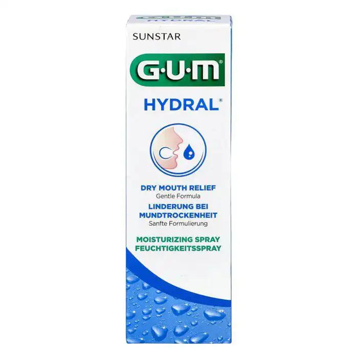 Celvess Cosmetic GUM Hydral Spray Humectant 50ml, dental accessory spray for moisture and comfort in oral care.