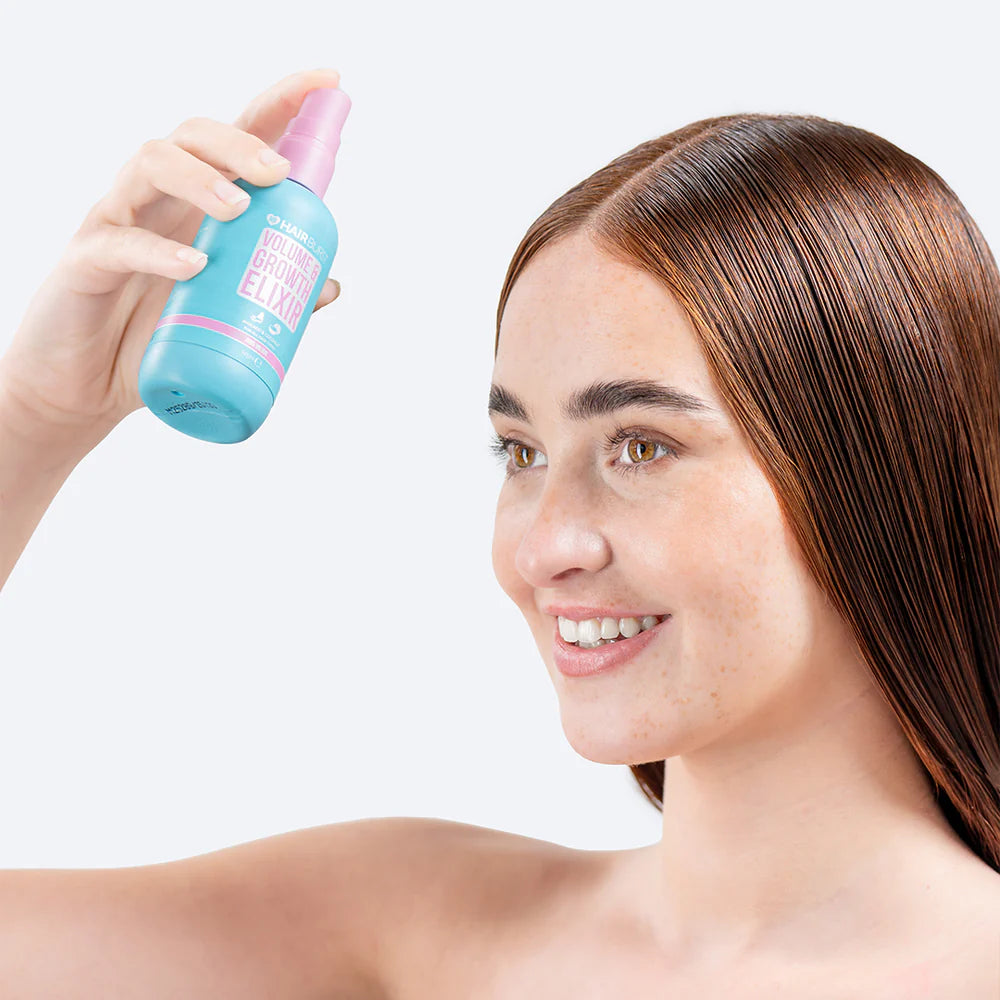 Celvess Cosmetic Hairburst Elixir for hair volume and growth in a 40ml bottle, showing the product and its packaging.