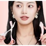 Stainless steel eyebrow trimmer kit with precision tweezers and grooming tools from Celvess Cosmetic for shaping eyebrows.