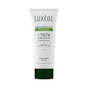 Luxéol after-shampooing for hair growth by Celvess Cosmetic, 200ml bottle with creamy texture and healthy hair appearance