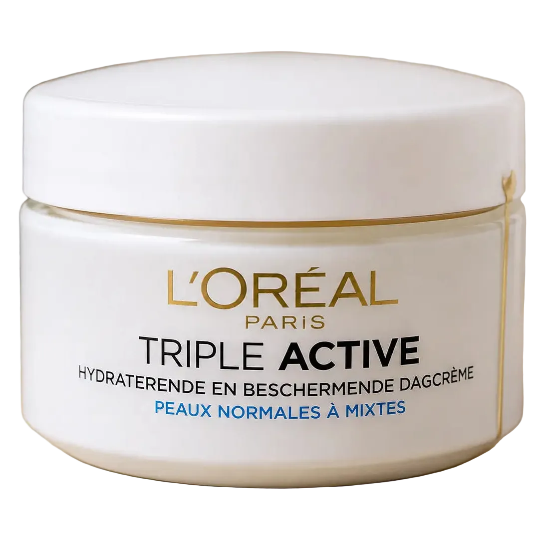 L’ORÉAL PARIS – Triple Active Crème Hydratante Jour Peaux Normales à Mixtes – 50ml