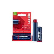 Labello caring lip balm stick in red with SPF30, 4.8g, featuring moisturizing and color-enhancing properties from Celvess Cosmetic.