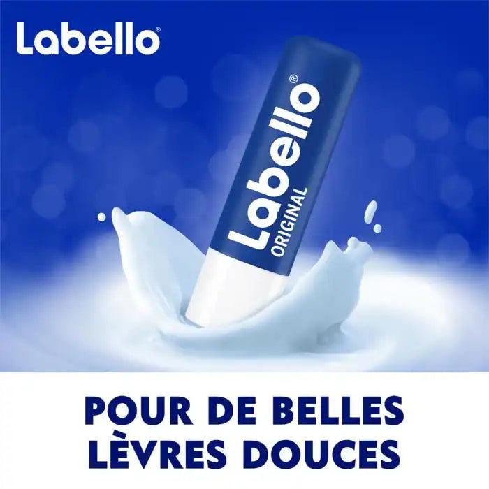 Celvess Cosmetic Labello Original lip balm stick, 4.8g, with smooth, moisturizing formula for soft, healthy lips.