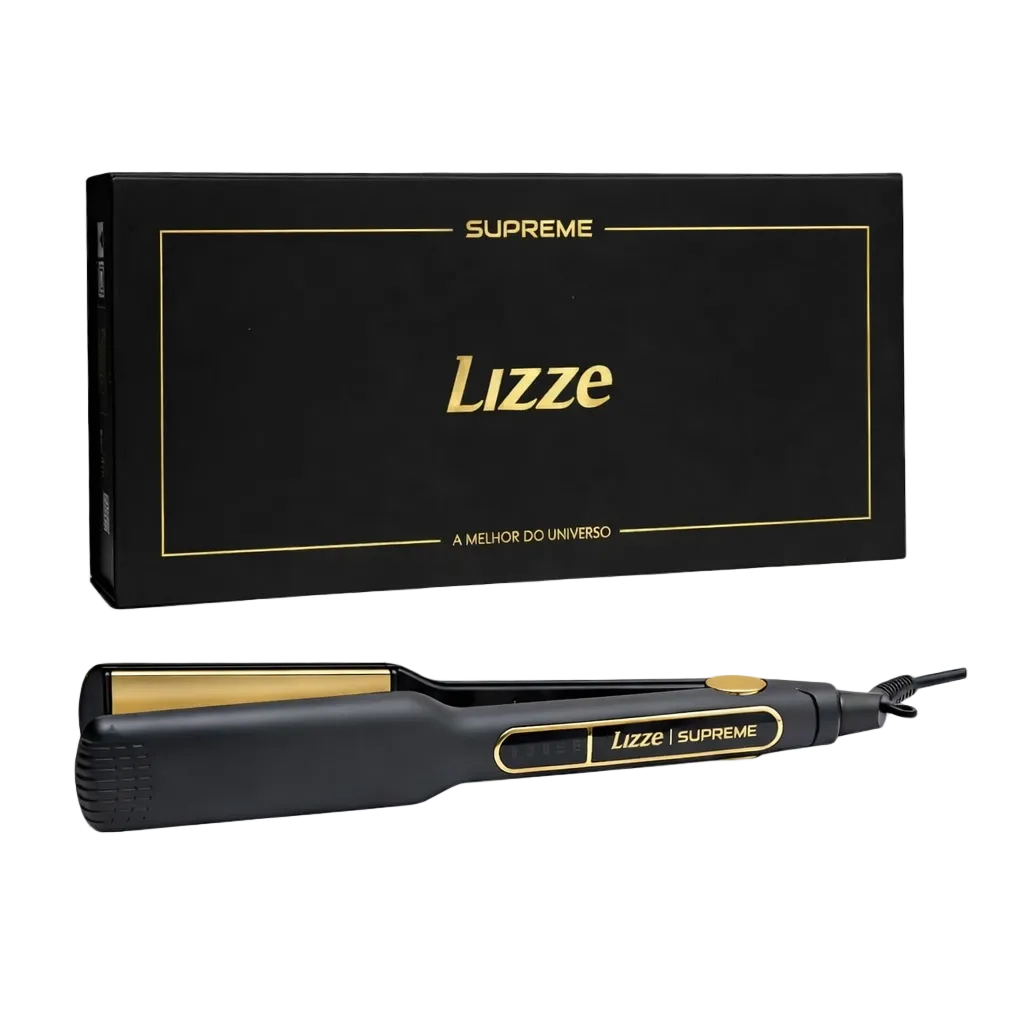Celvess Cosmetic Lizze Supreme 1.5 Pro Titanium professional flat iron for sleek, smooth hair styling.