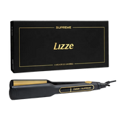 Celvess Cosmetic Lizze Supreme 1.5 Pro Titanium professional flat iron for sleek, smooth hair styling.