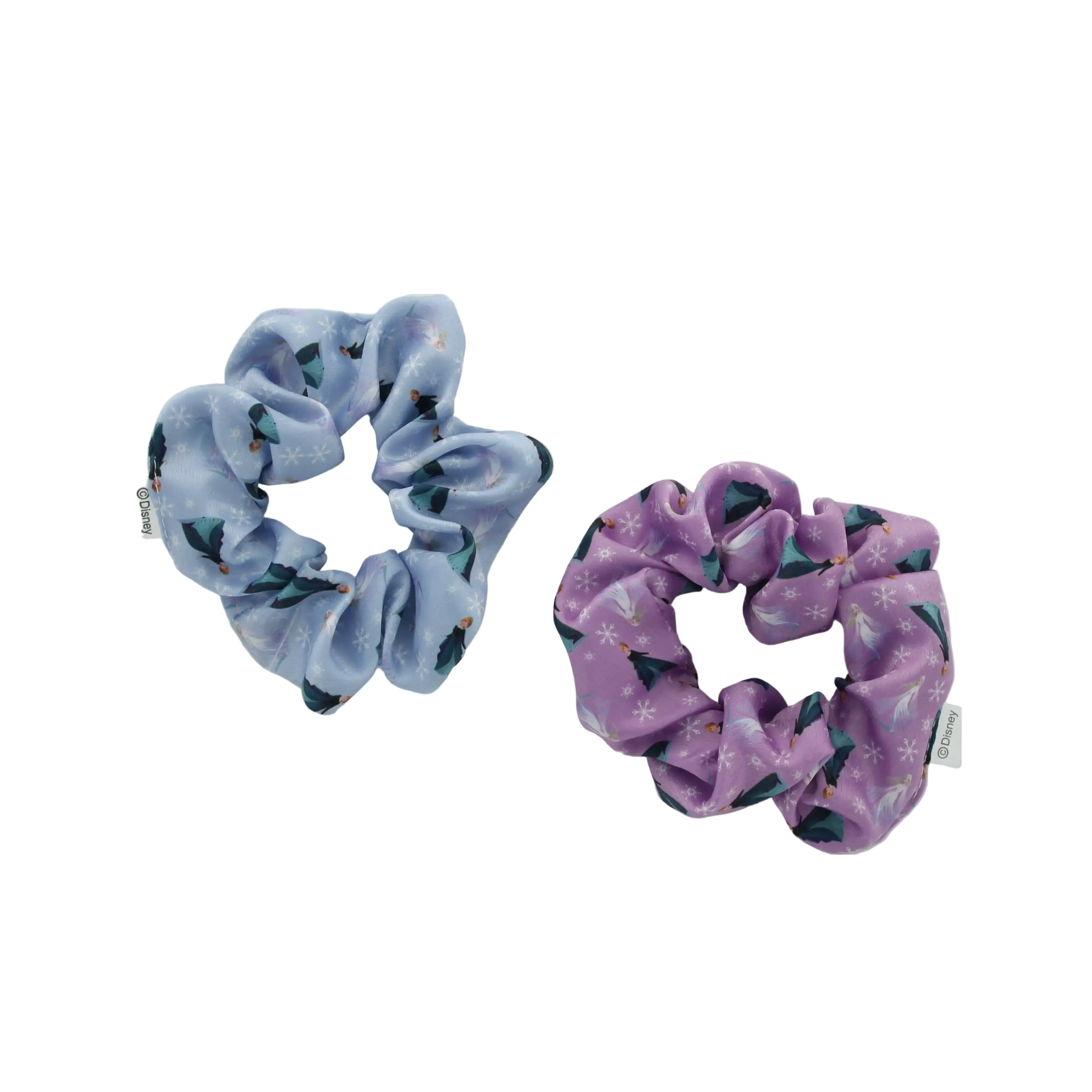 Pair of Celvess Cosmetic Frozen II hair ties with colorful elastic bands, featuring character designs from Frozen II.