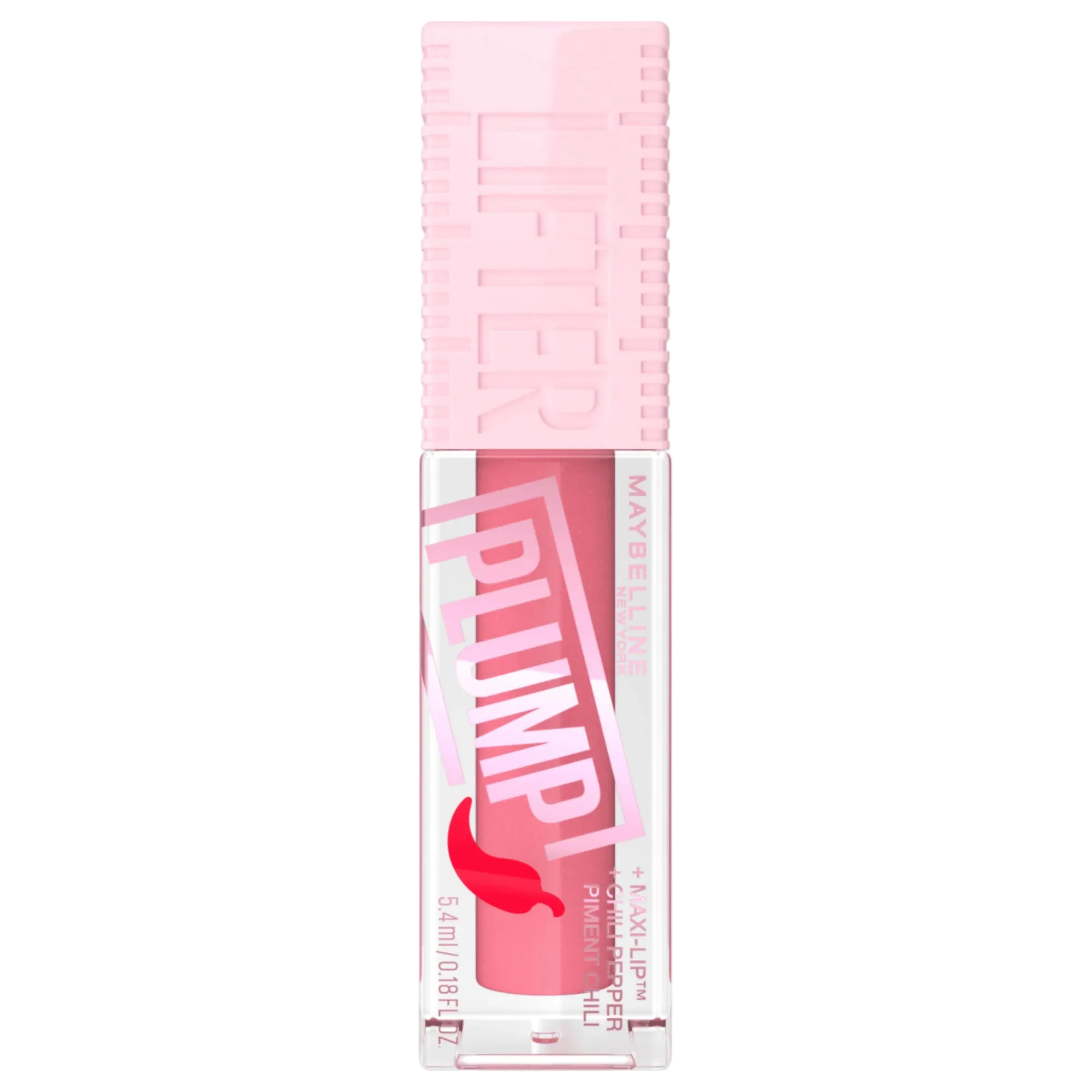 Maybelline Lifter Plump foundation in Blush Blaze, with smooth skin tone and subtle glow.