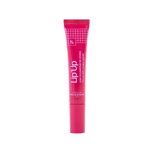 NOVEXPERT hyaluronic acid lip plumping treatment for lips, 8ml, hydrating and smoothing lip care product.