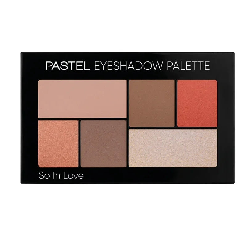 Celvess Cosmetic Pastel Profashion eyeshadow palette "So In Love" with soft pastel shades displayed in a compact palette.