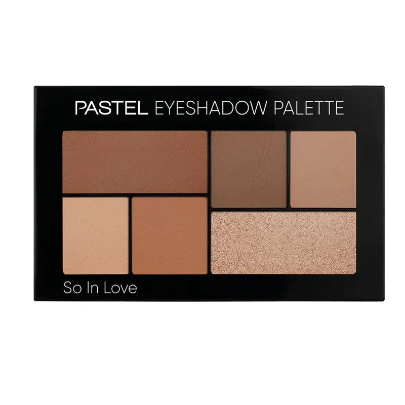 Celvess Cosmetic Pastel Profashion eyeshadow palette "So In Love" with pastel and neutral shades for versatile eye makeup.