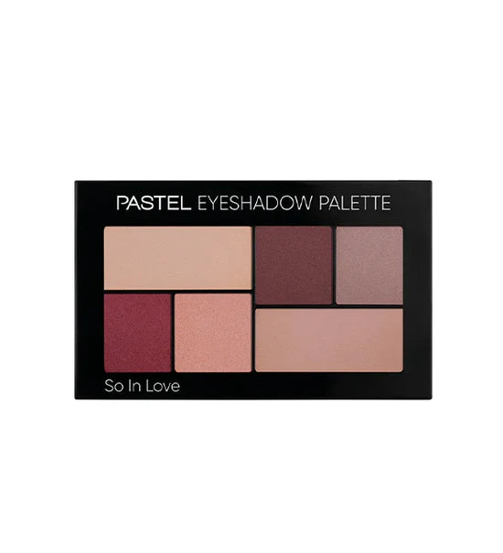 Celvess Cosmetic Pastel Profashion Eyeshadow Palette "So In Love" with soft pastel shades and versatile eye makeup options.