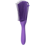 Celvess Cosmetic demelante comb and brush for natural and curly hair, showing the textured wooden tools on a white background.