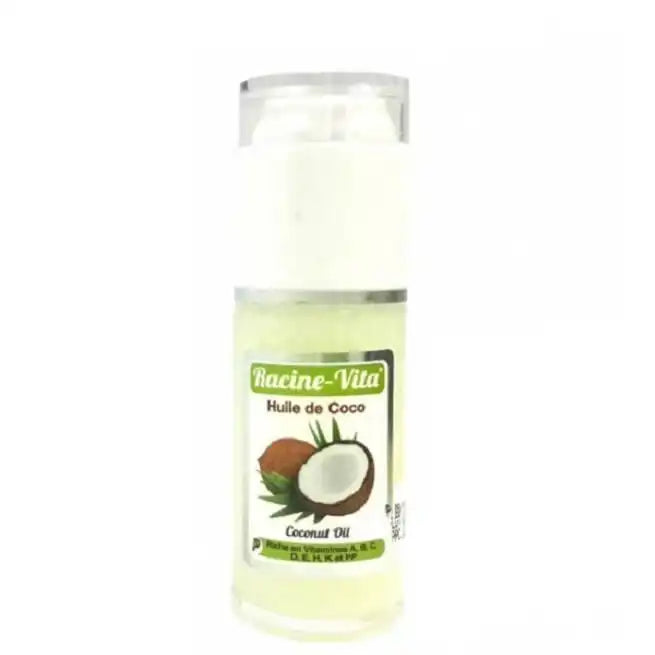 Celvess Cosmetic RACINE-VITA Coconut Hair Oil in a 40ml bottle, natural hair treatment with nourishing coconut oil.