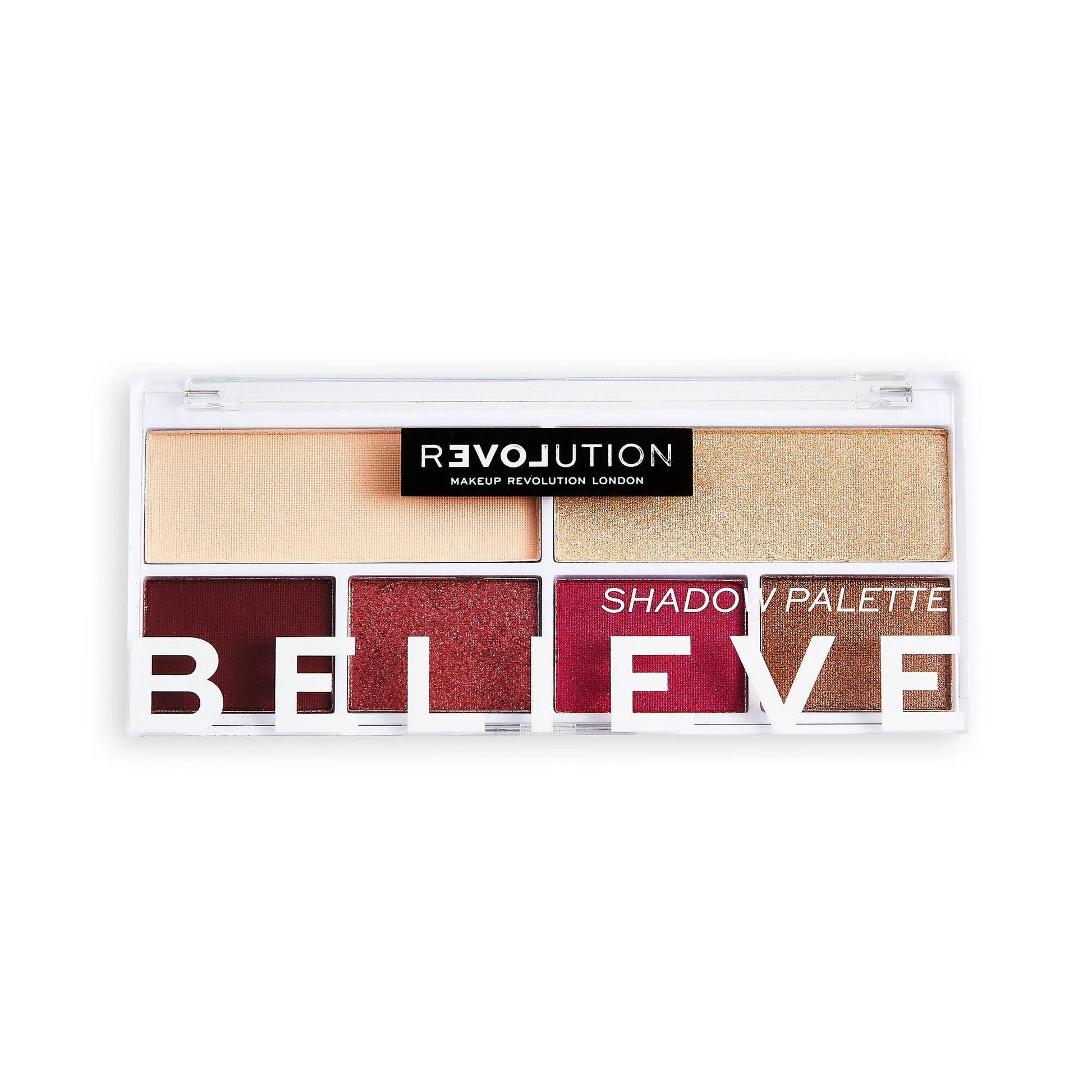 Celvess Cosmetic RELOVE Colour Play Palette with vibrant eyeshadow shades in a sleek compact.
