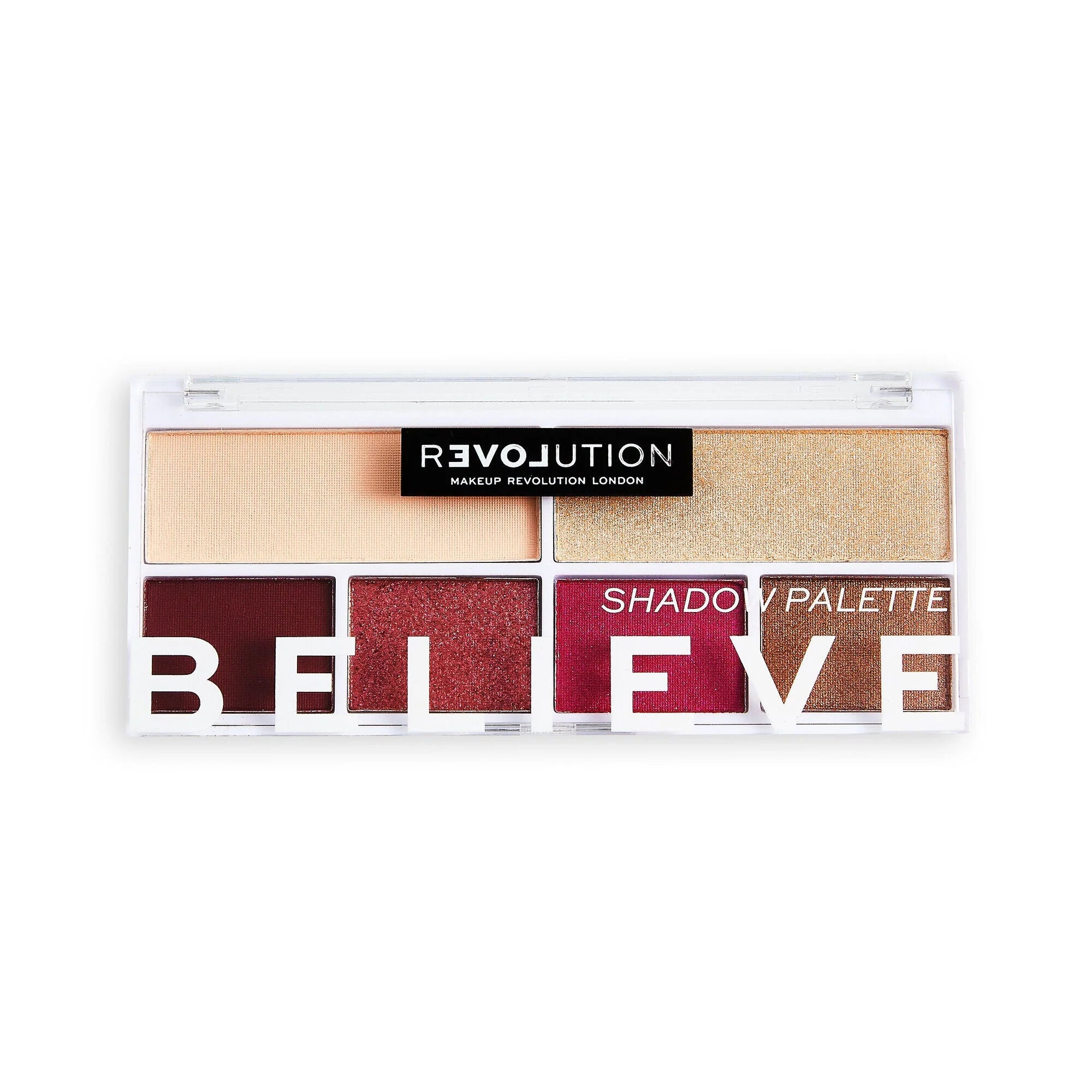 Celvess Cosmetic RELOVE Colour Play Palette with vibrant eyeshadow shades in a sleek compact.