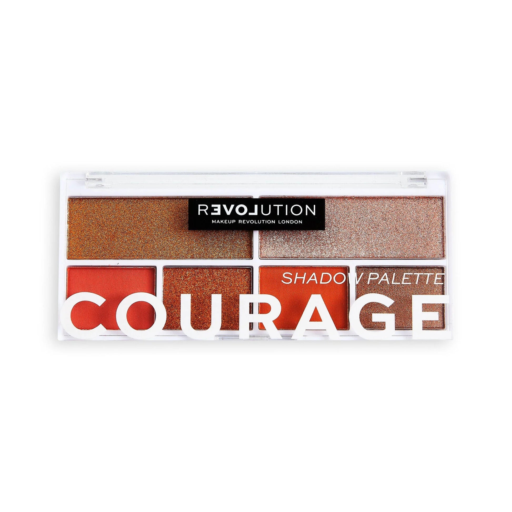 RELOVE Colour Play Palette by Celvess Cosmetic featuring vibrant eyeshadow shades in a sleek compact.