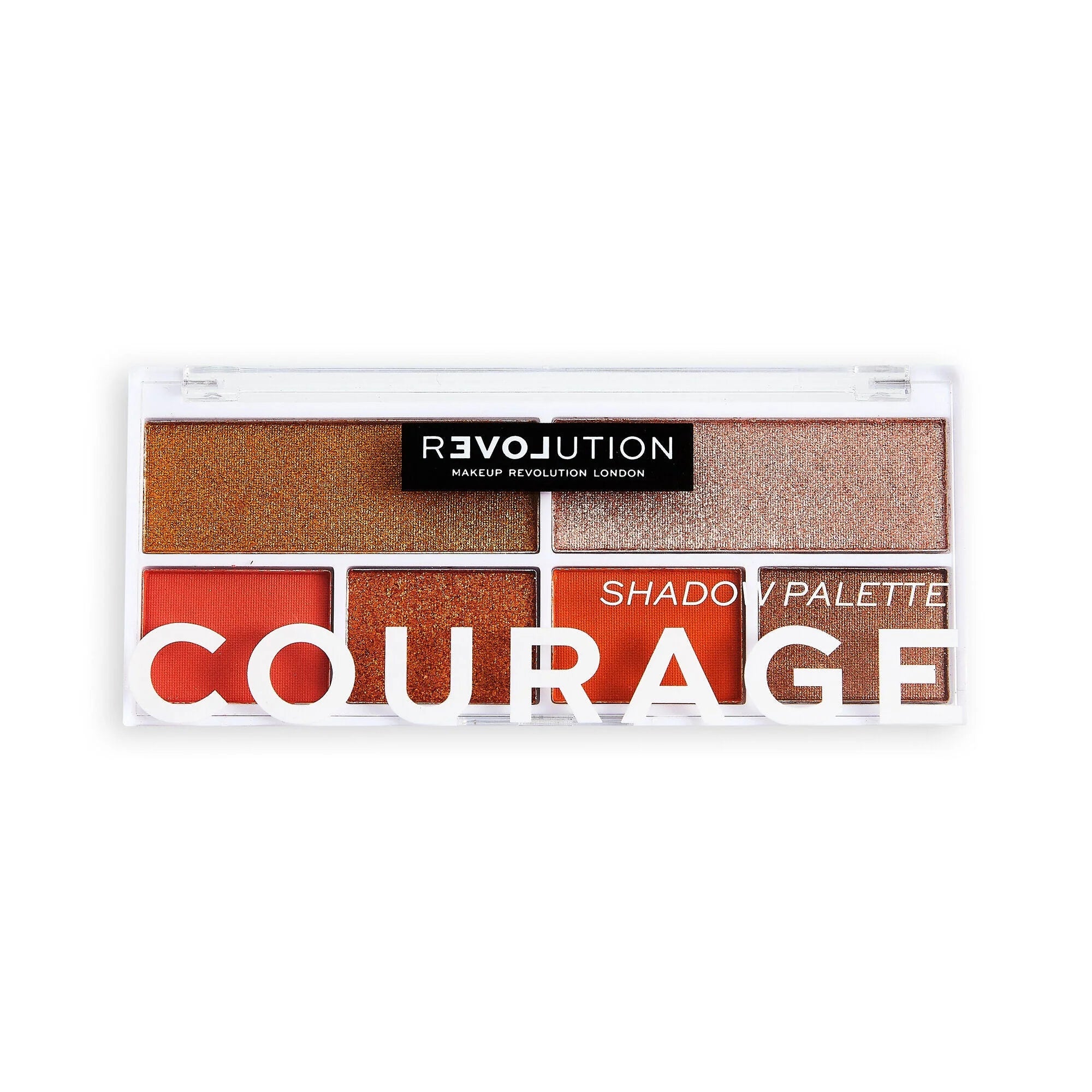 RELOVE Colour Play Palette by Celvess Cosmetic featuring vibrant eyeshadow shades in a sleek compact.