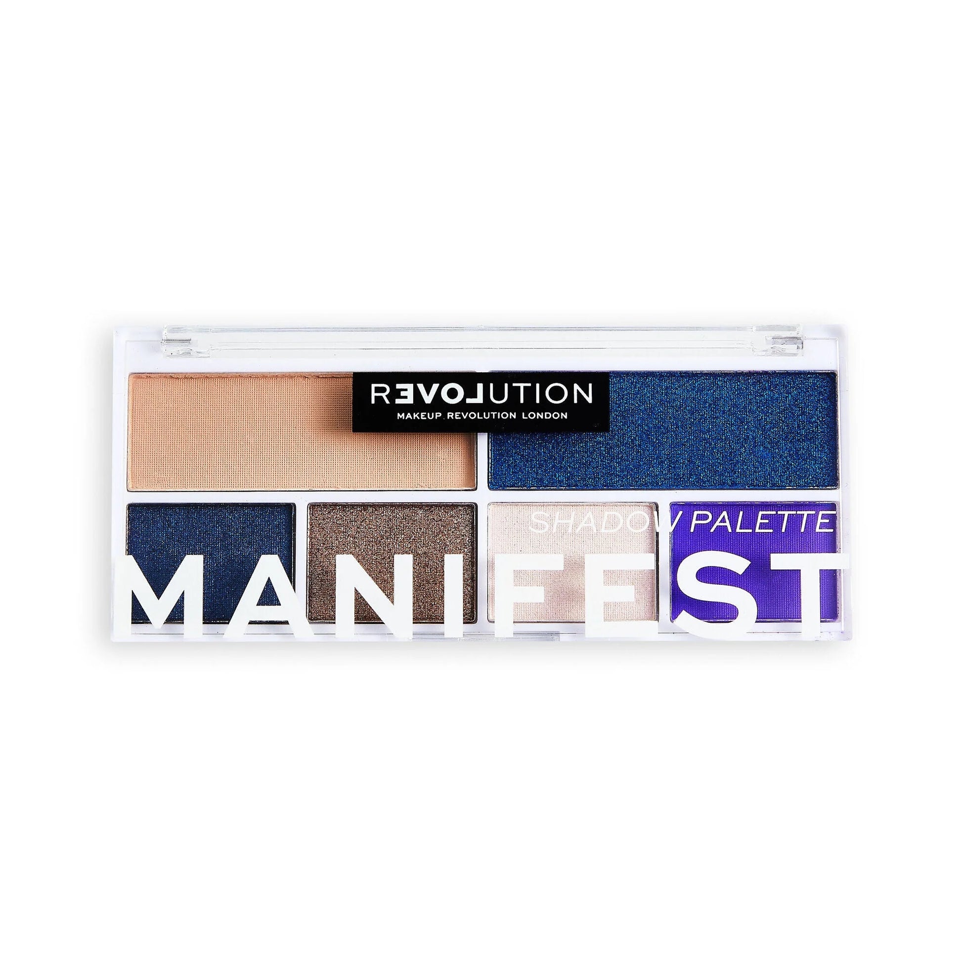 RELOVE Colour Play Palette by Celvess Cosmetic featuring a variety of vibrant eyeshadow shades in a compact palette.
