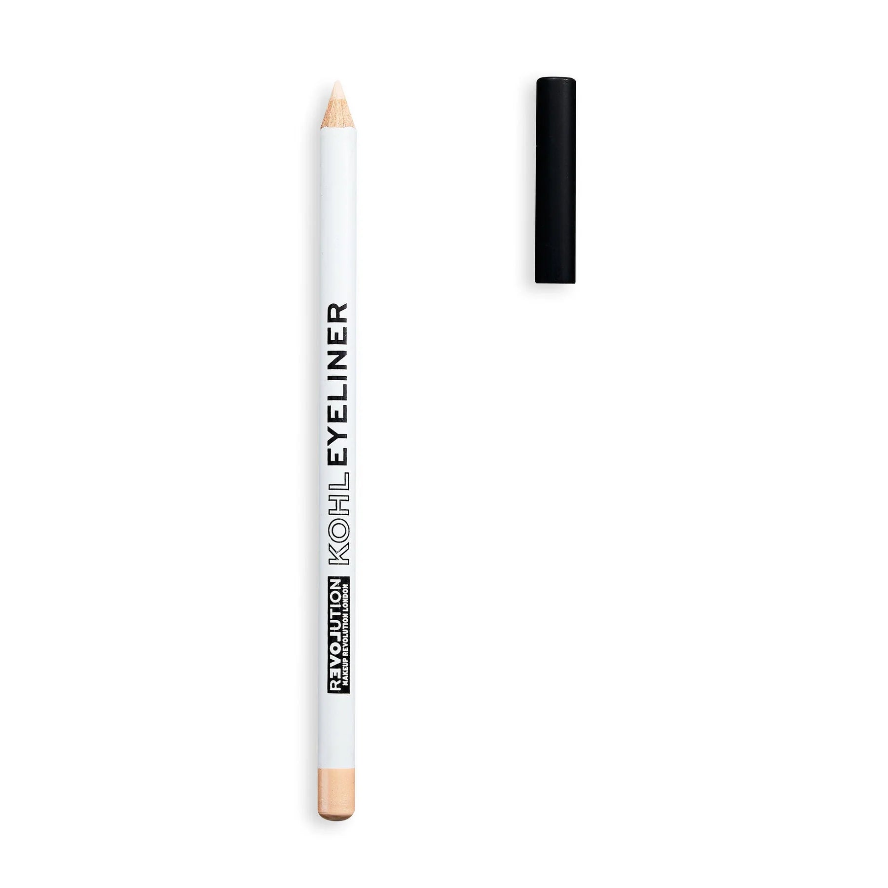 Celvess Cosmetic RELOVE Kohl Eyeliner in nude shade, featuring a sleek pencil design for precise eye makeup application.