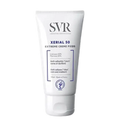 SVR Xerial 50 Extreme foot cream in 50ml tube, anti-callosities and rough skin treatment for feet by Celvess Cosmetic.