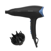 Celvess Cosmetic Studio 2500 hair dryer with 2400W power, ionizer, and fast drying technology, shown with nozzle attachment.