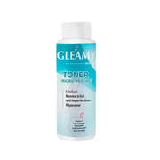 Celvess Cosmetic Alphascience Gleamy Toner Micro-Peeling serum in 100ml bottle, paraben-free anti-tache exfoliant for brightening skin.