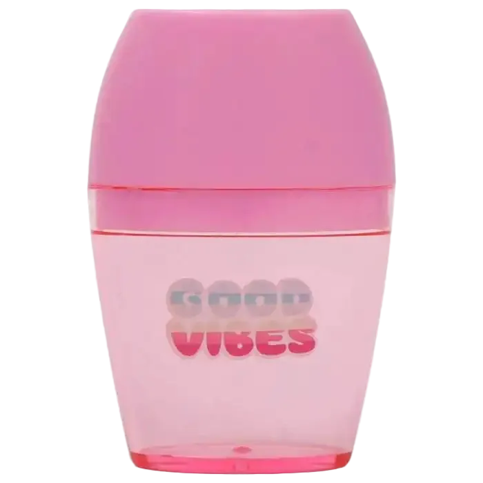 Celvess Cosmetic Taille-Crayon Oval with shimmering oval design, featuring a hole motif for precise coloring and detailing.