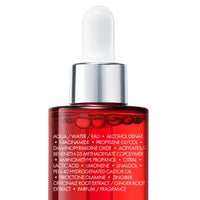 Vichy Dercos Aminexil Clinical Regen Booster hair serum in 90ml bottle, showing the product packaging and ingredients list.
