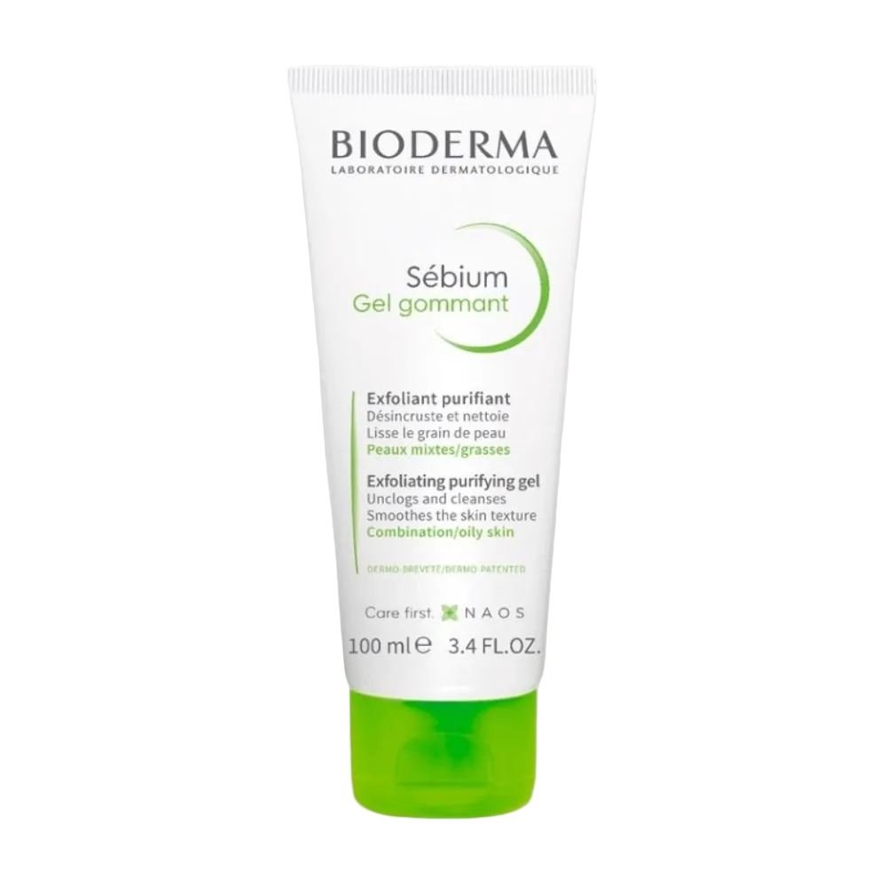 Bioderma Sébium Gel Gommant Purifiant exfoliating gel for oily skin, 100ml, from Celvess Cosmetic.